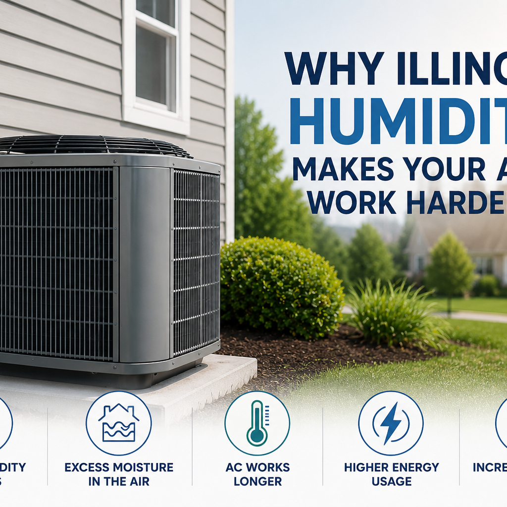Why Illinois Humidity Makes Your AC Work Harder