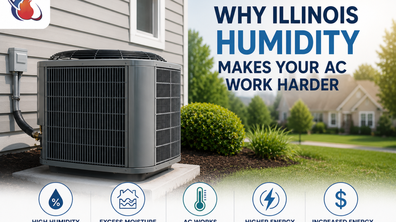 Why Illinois Humidity Makes Your AC Work Harder