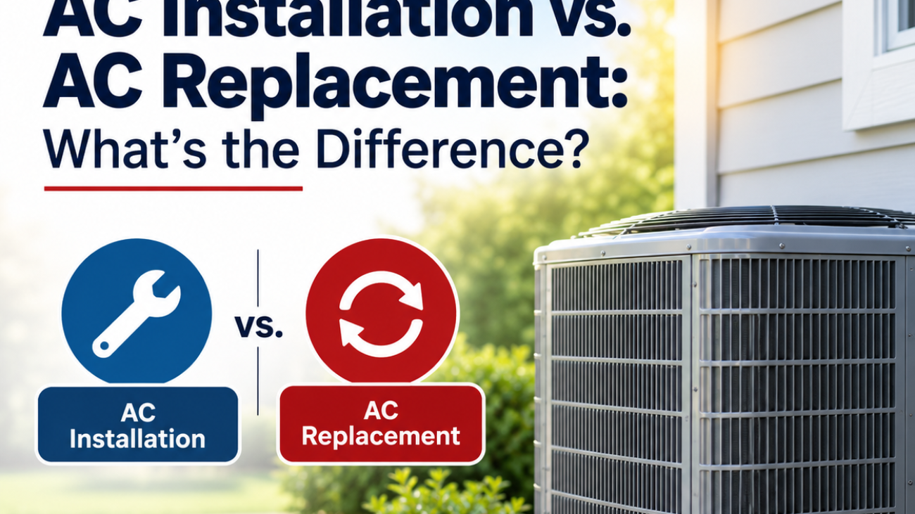 AC Installation vs Replacement