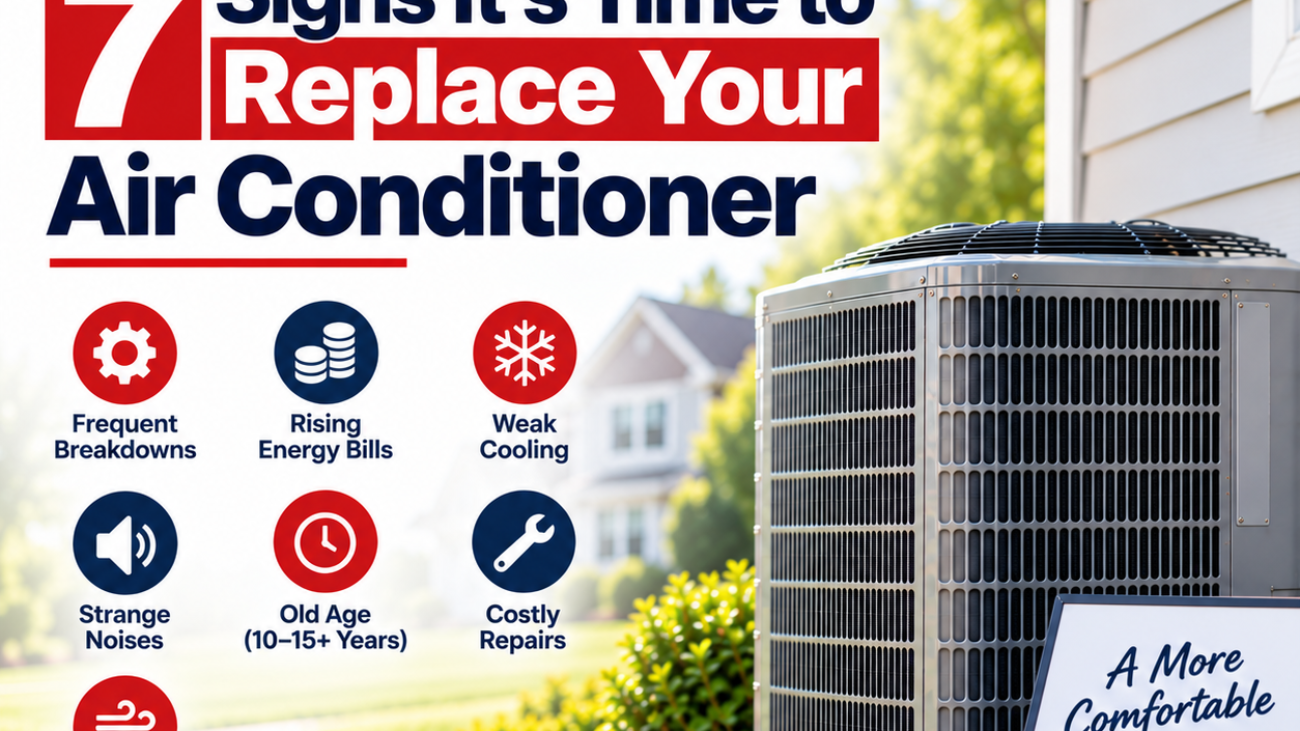 7 Signs Your AC Needs Replacement | When to Replace It