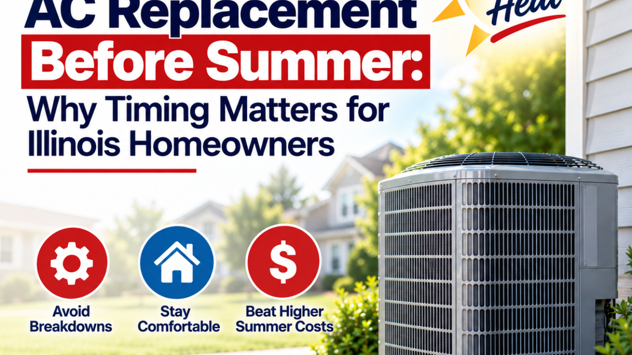 AC Replacement Before Summer Why Timing Matters for Illinois Homeowners
