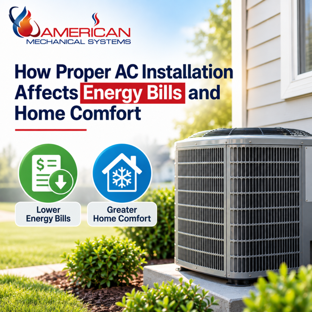 How Proper AC Installation Affects Energy Bills and Home Comfort